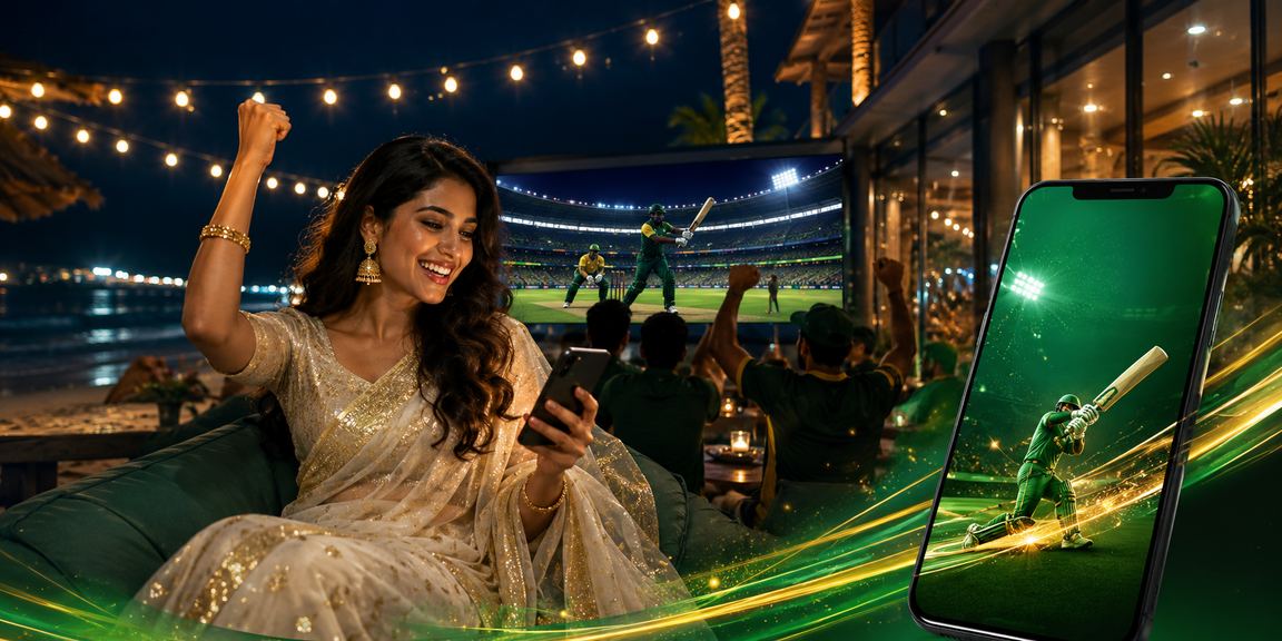 কক্সবাজারে শাড়ি পরে ক্রিকেট বেটিং উপভোগ করছেন একজন নারী