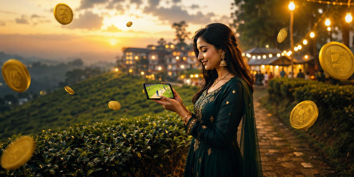 নারায়ণগঞ্জে টাকা হাতে ক্রিকেট বেটিং ভাউচার ব্যবহার করছেন একজন ব্যবহারকারী